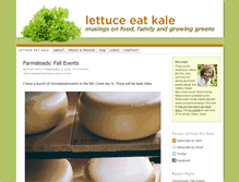 Tablet Screenshot of lettuceeatkale.com
